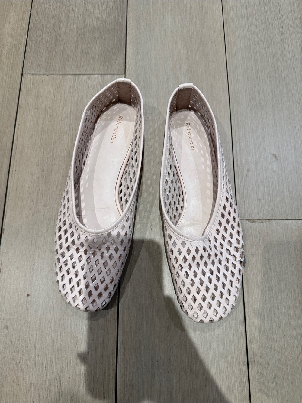 Reformation Paulina Ballet Fla-Morning Dew